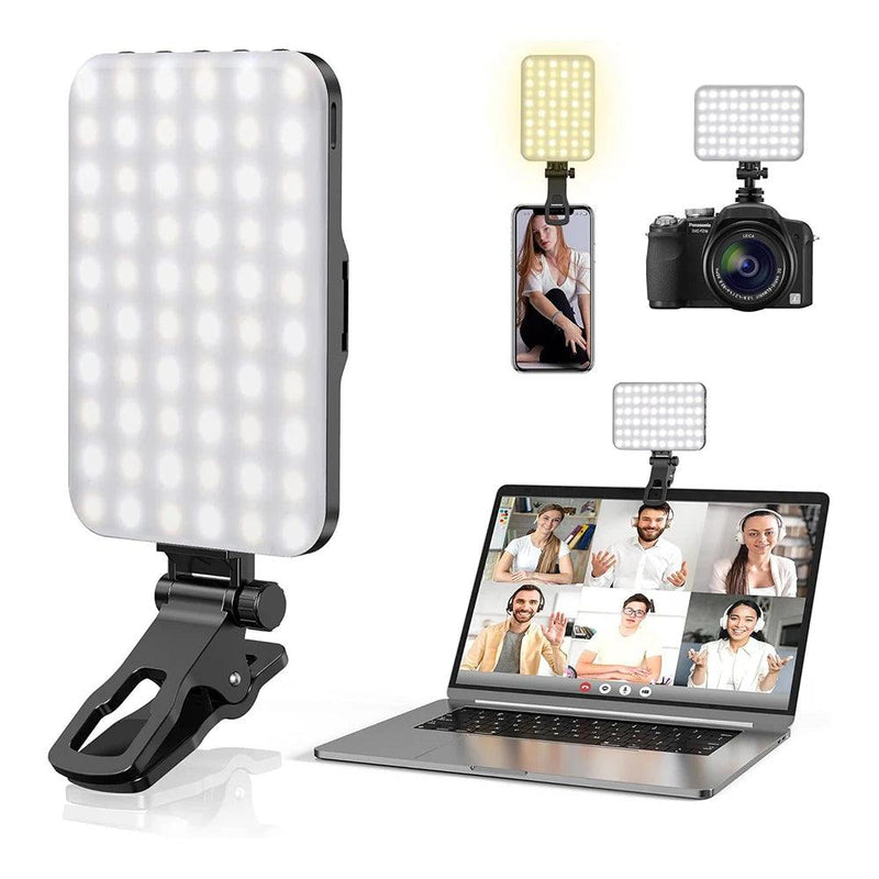 Minifocus Selfie Light, 60 LED 2200mAh recarregável para preenchimento de celular - My Store