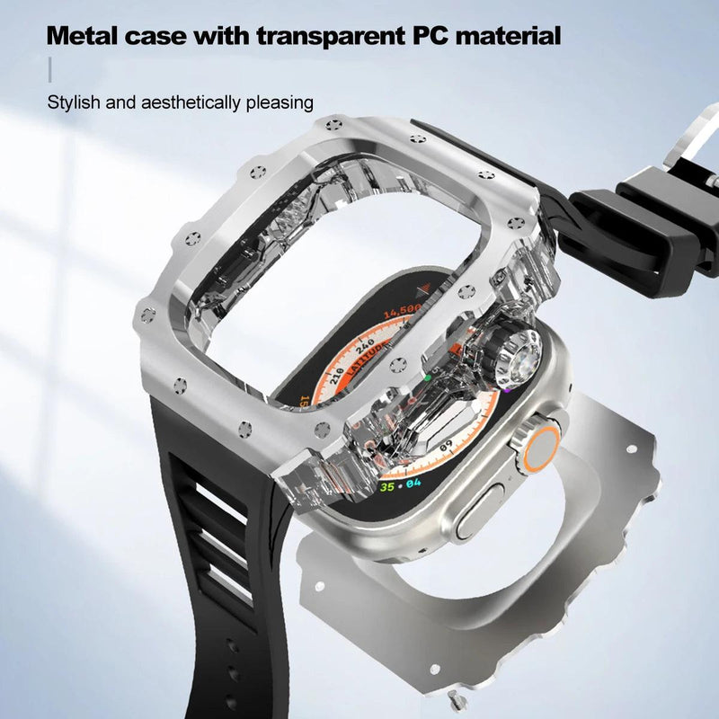 Série Vanguard - Capa Vanguard Apple Watch Ultra prateada - Well Express